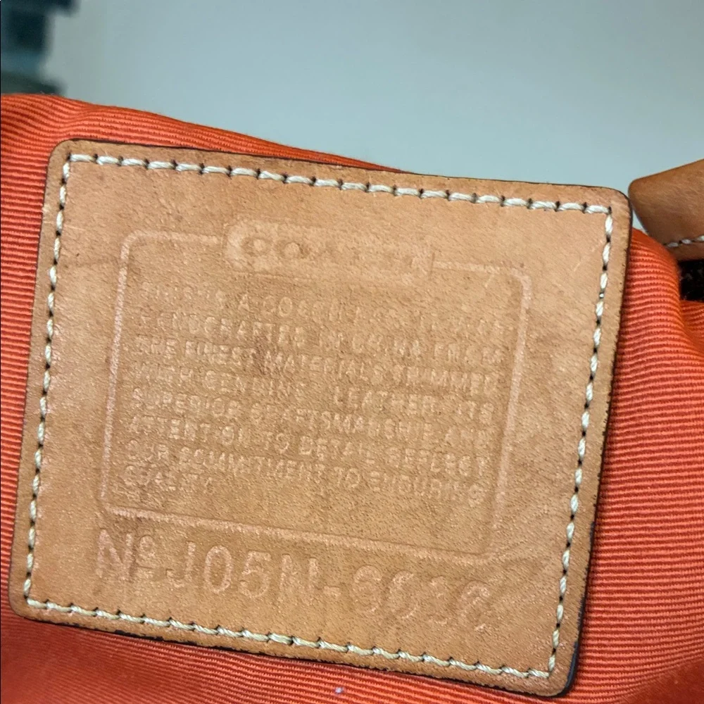 Coach Signature Brown Messenger Bag